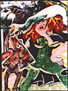 The red headed girl